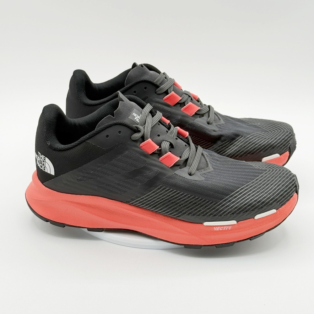 The‎ North Face Vectiv Eminus Trail Shoe Size 9 Women Asphalt Grey/Orange NEW